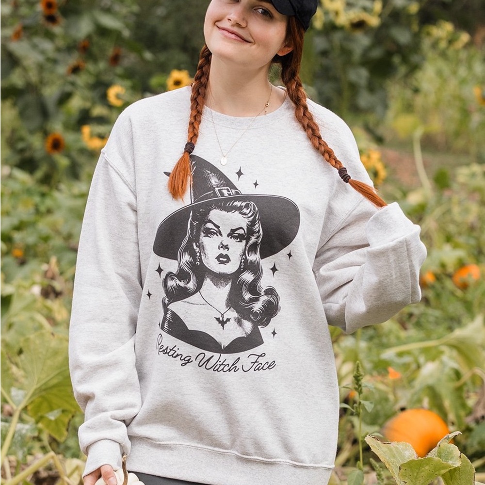Brand new with tags - large Witch Graphic Sweatshirt